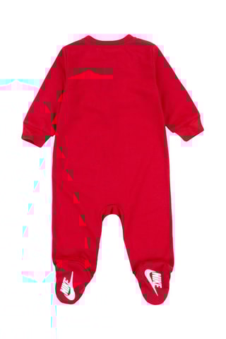 Grenouillère et bavoir - Rouge et blanc