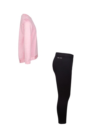 T-shirt et legging - Noir et rose