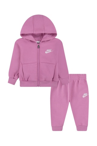 Sweat à capuche et pantalon molletonnés - Rose