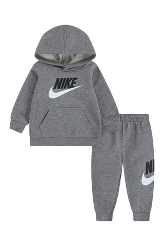 Sweat à capuche et jogging - Gris chiné