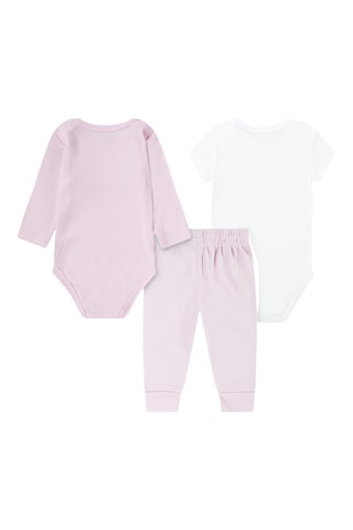 Ensemble 3 pièces - Rose et blanc