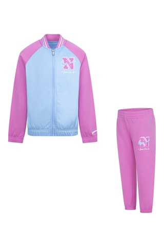 Veste et pantalon NSW - Bleu clair et fuchsia - Nike