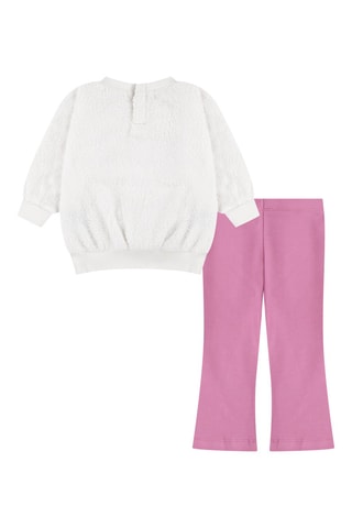 Sweat et pantalon - Rose et blanc - Nike