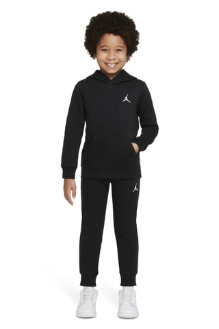 Sweat à capuche et pantalon polaires - Noir