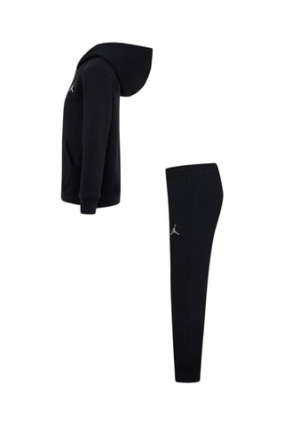 Sweat à capuche et pantalon polaires - Noir