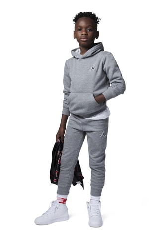 Sweat et pantalon polaires - Gris foncé chiné