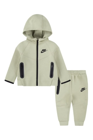 Sweat à capuche et pantalon molletonnés - Vert olive