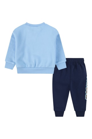 Sweat et pantalon molletonnés - Bleu marine