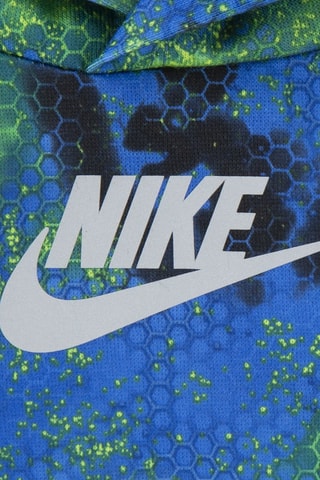 Sweat à capuche tie and dye et pantalon molletonnés - Noir et bleu pétrole