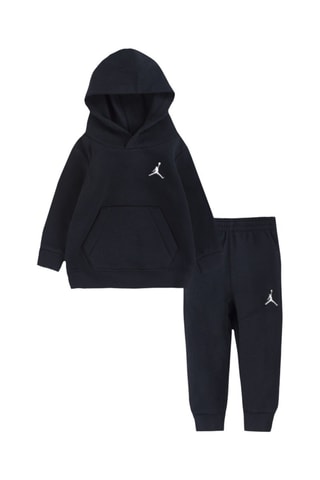 Sweat à capuche et pantalon molletonnés - Noir