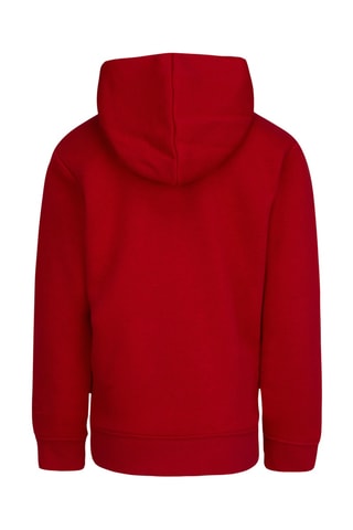 Sweat polaire à capuche - Rouge