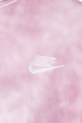 Sweat à capuche et pantalon en velours tie and dye - Rose