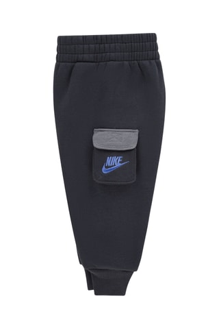 Sweat à capuche et pantalon polaires - Gris et bleu cobalt