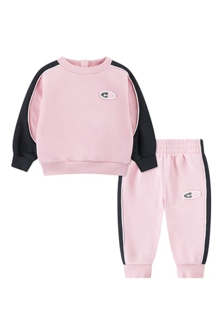 Sweat et pantalon polaires - Rose et noir