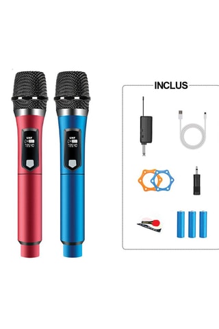 Microfono wireless Bolaris - 2 pezzi - 192 KHz