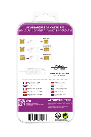 Kit di Adattatori Scheda SIM 3-in-1