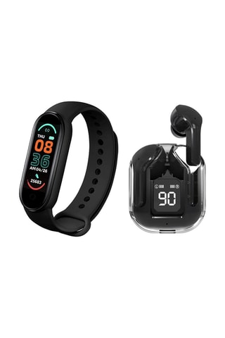 Pack Sport - Smartband EKO-Life con TWS Imagine Bluetooth 5.3 - Nero