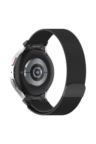 Cinturino in acciaio inossidabile tipo milanese per Samsung Galaxy Watch 4 / 5 et 6 - Nero