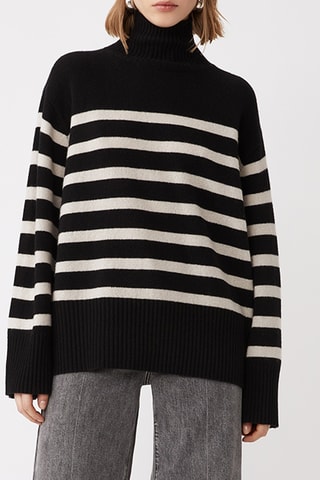 Camisola de lã - Preto