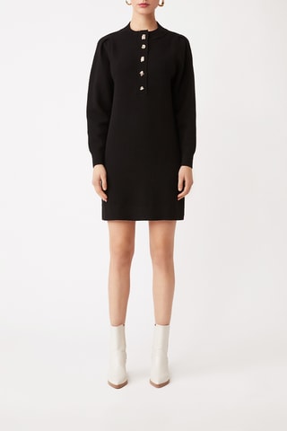 Vestido-camisola - Preto