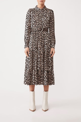 Vestido-camisa - Bege