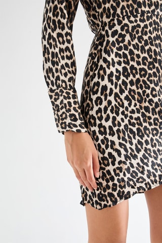 Vestido recto - Beige