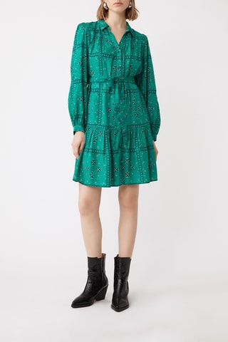Vestido-camisa - Verde