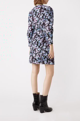 Vestido traçado - Azul