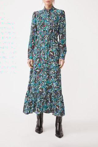 Vestido-camisa - Verde