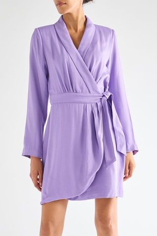 Vestido traçado - Malva