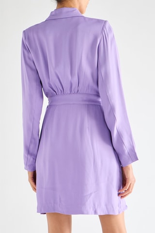 Vestido traçado - Malva