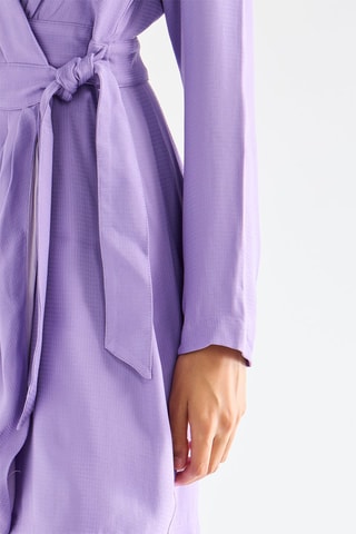 Vestido traçado - Malva