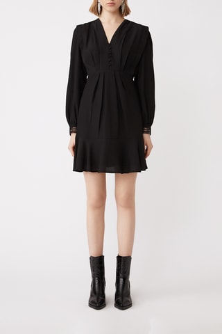 Vestido direito - Preto