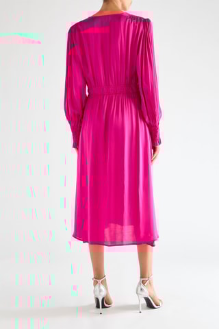 Vestido midi - Fúcsia