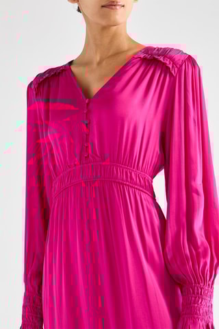 Vestido midi - Fúcsia