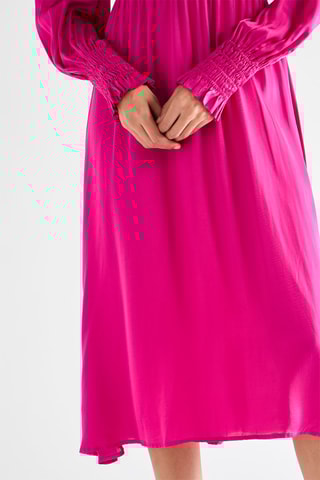 Vestido midi - Fúcsia