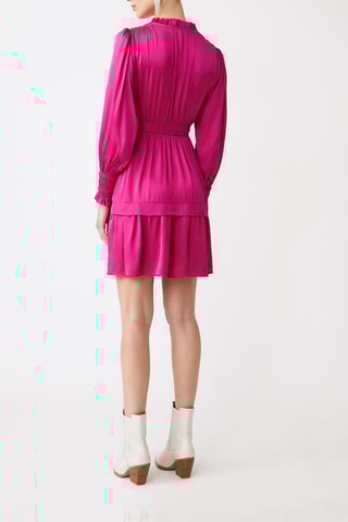 Vestido estilo patinadora - Fúcsia