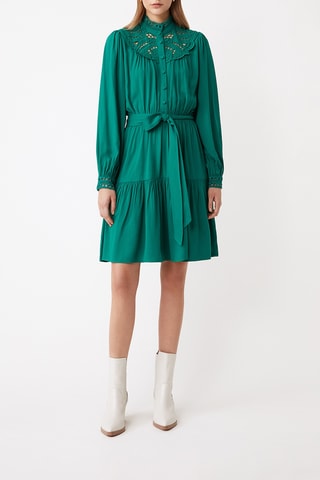 Vestido estilo patinadora - Verde