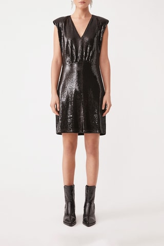 Vestido direito - Preto