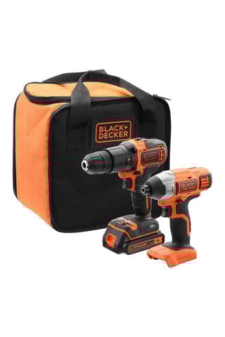 Trapano-avvitatore a percussione 18 V e avvitatore a impulsi - Custodia inclusa