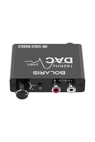 Conversor Áudio DAC  192 kHz de Digital para Analógico BOLARIS