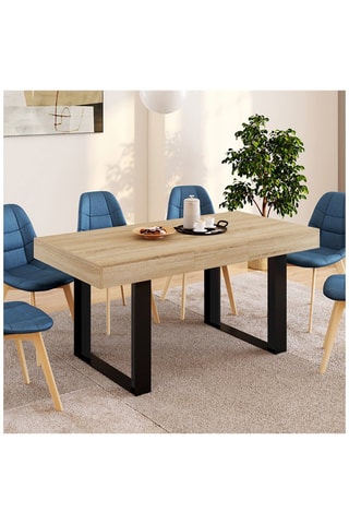 Mesa extensível Brixton - 160 x 75 x 80 cm