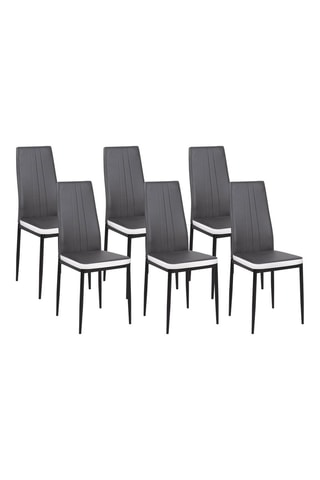 6 cadeiras Jodie - 39 x 41,5 x 96 cm