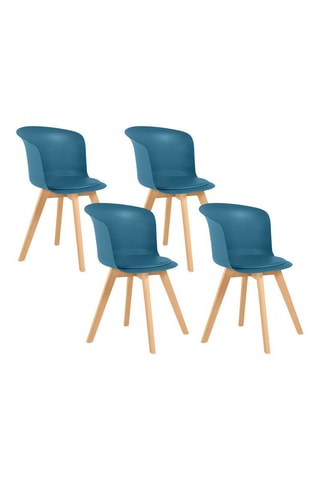 4 cadeiras Lara - 54,5 x 75 x 43 cm