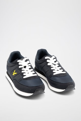 Sapatilhas em couro - Azul-marinho