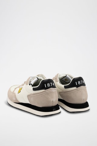 Sapatilhas em couro - Bege