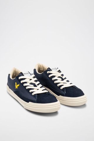 Sapatilhas em couro - Azul-marinho