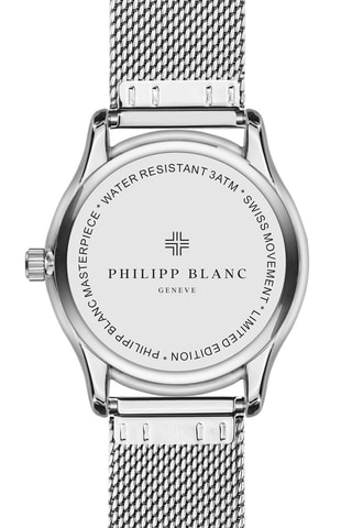 Montre à quartz en cuir - Noir et argenté