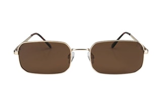 Lunettes de soleil polarisées mixte Old School - Catégorie 3 - Marron et doré