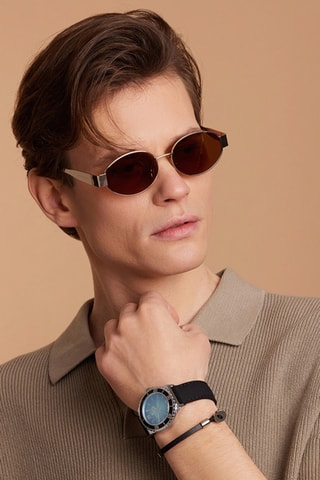 Lunettes de soleil polarisées mixte Glam - Catégorie 3 - Marron et doré